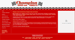 Desktop Screenshot of championhoodsandproducts.com